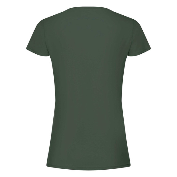 Zielona koszulka damska Lady fit Oryginal Fruit of the Loom
