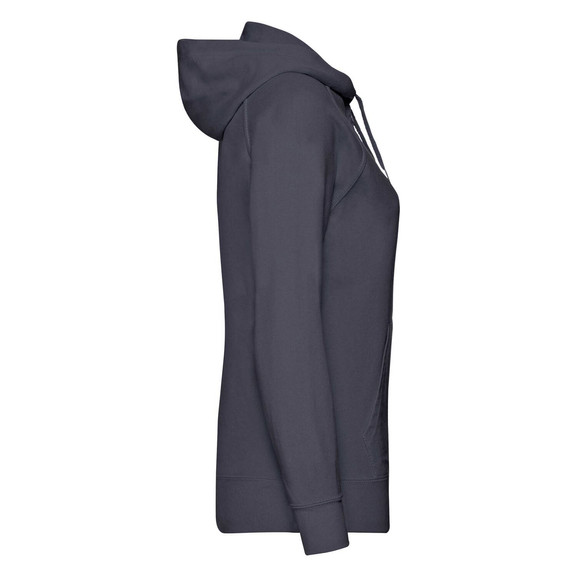 Granatowa bluza z kapturem Lady fit Fruit Of The Loom
