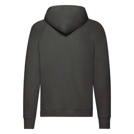 Grafitowa bluza męska z kapturem Lightweight Hooded Sweat Fruit of the Loom 