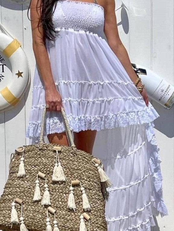 Biała sukienko-spódnica By o la la