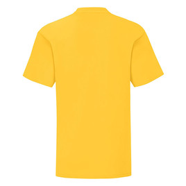 Żółta koszulka dziecięca z czesanej bawełny Fruit of the Loom 