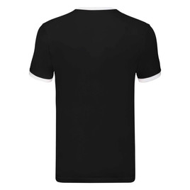 Czarna koszulka męska Ringer Fruit of the Loom