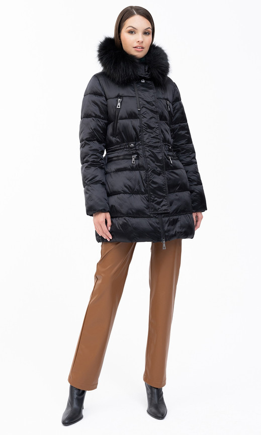Czarna kurtka puchowa Luserna-Eco Tiffi