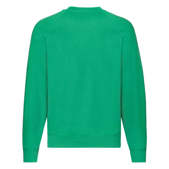 Zielona bluza męska Raglan Sweat Fruit of the Loom