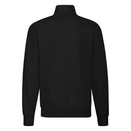 Czarna bluza męska Lightweight Sweat Jacket Fruit of the Loom 