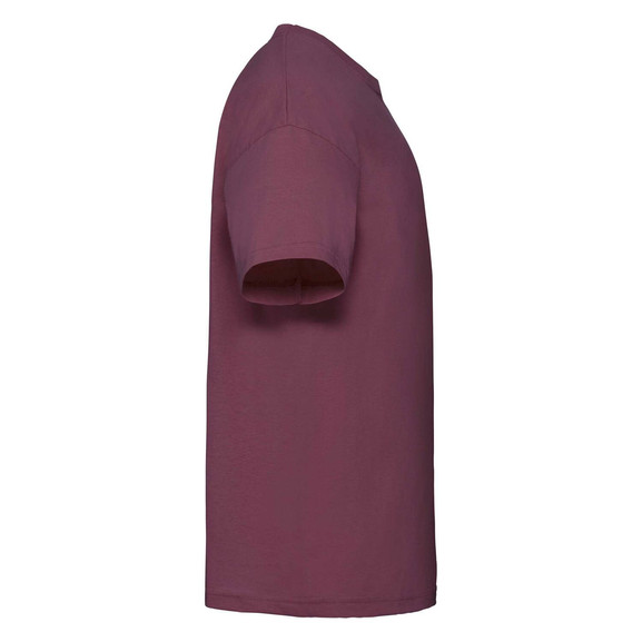 Burgundowa koszulka dziecięca bawełniana Fruit of the Loom