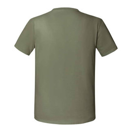 Oliwkowa koszulka męska Iconic 195 Ringspun Premium Fruit of the Loom