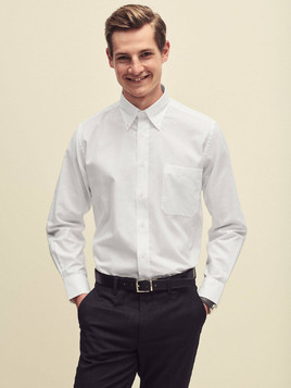 Biała koszula męska Oxford Fruit of the Loom 