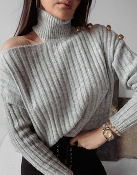 Szary golf ASHLEY OLAVOGA