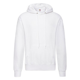 Biała bluza męska Hooded Sweat Fruit of the Loom 