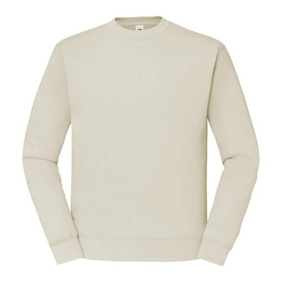 Beżowa bluza męska Set-in Sweat Fruit of the Loom