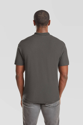 Grafitowa koszulka męska polo Original Polo Friut of the Loom
