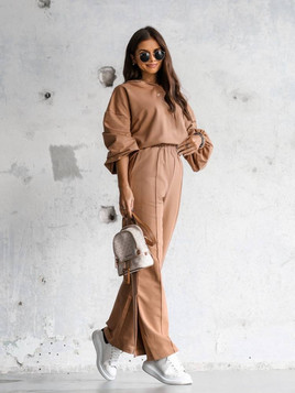 Karmelowa bluza z kapturem Cocomore