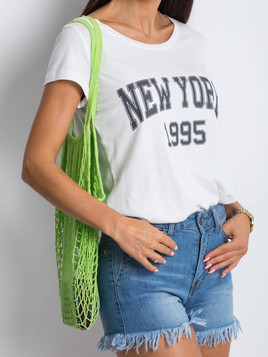 Zielona praktyczna torba siatka na zakupy Yups