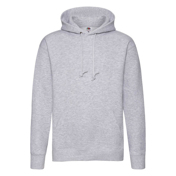 Szara bluza męska z kapturem Hooded Sweat Fruit of the Loom
