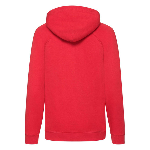 Czerwona dziecięca bluza z kapturem Fruit of the Loom