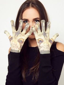 Rękawiczki dotykowe sowa