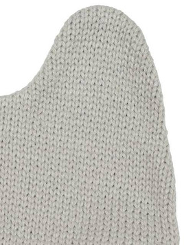 Czapka z rogami szara