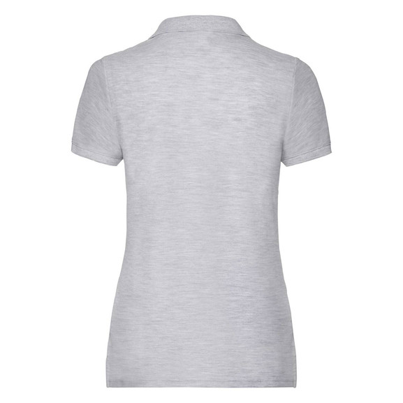Jasno szara koszulka damska polo 65/35 Polo Fruit of the Loom