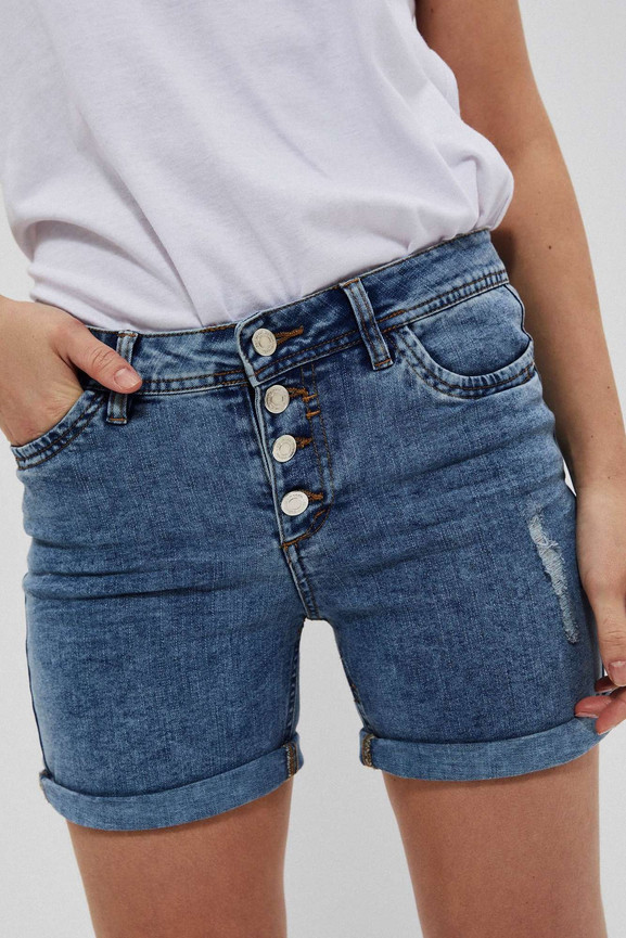 Niebieskie szorty jeansowe Moodo