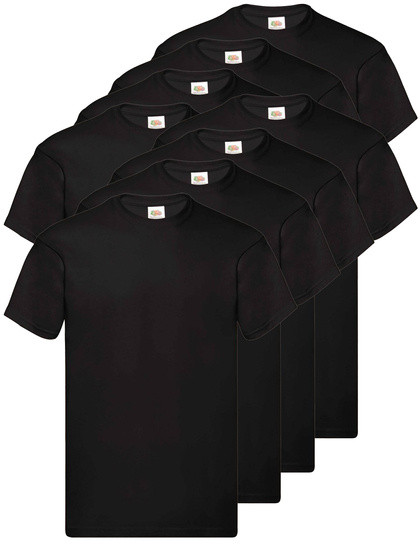 Pakiet 8 koszulek męskich Original Fruit of the Loom