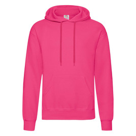 Różowa bluza męska Hooded Sweat Fruit of the Loom 