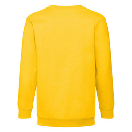 Żółta bluza dziecięca Set-In Sweat Fruit of the Loom 