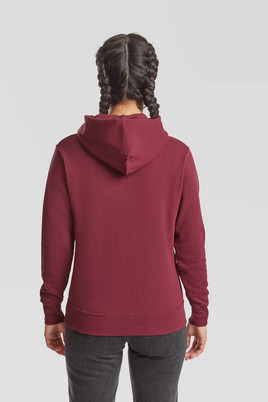 Burgundowa bluza z kapturem Hooded Sweat Fruit of the Loom 