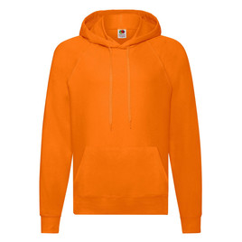 Pomarańczoa bluza męska z kapturem Lightweight Hooded Sweat Fruit of the Loom 