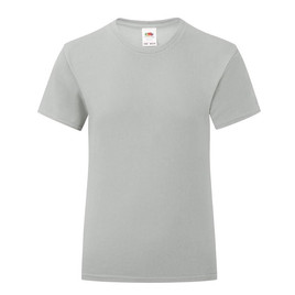 Szara koszulka dziewczęca Iconic Fruit of the Loom