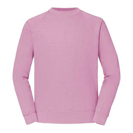 Różowa bluza męska Raglan Sweat Fruit of the Loom 