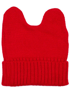 Czapka z rogami czerwona