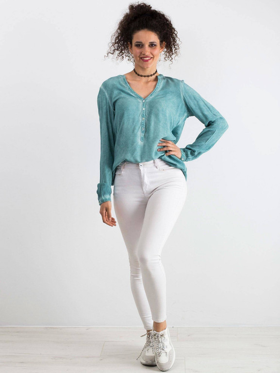 Koszula dekatyzowana zielona