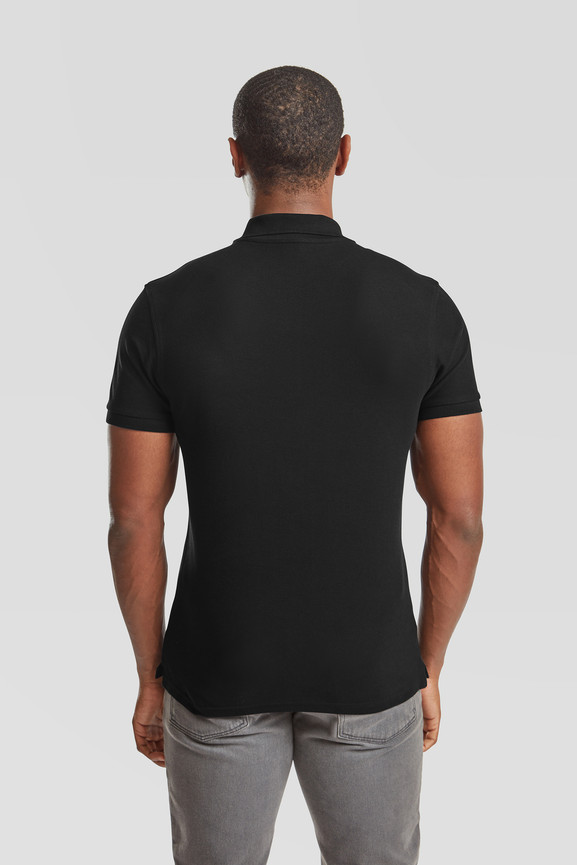 Czarna koszulka męska Iconic Polo Friut of the Loom