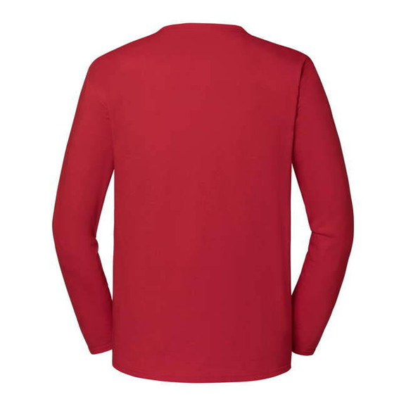 Czerwona koszulka męska Iconic 195 Ringspun Premium Fruit of the Loom