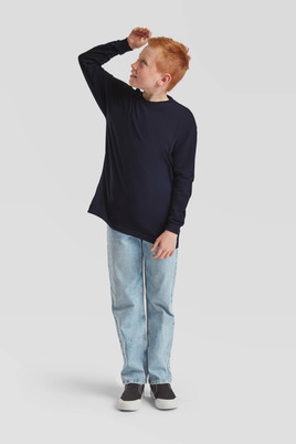 Granatowa koszulka dziecięca Valueweight Fruit of the Loom