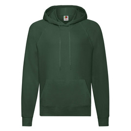 Zielona bluza męska z kapturem Lightweight Hooded Sweat Fruit of the Loom 