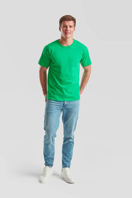 Zielona koszulka męska Valueweight Fruit of the Loom