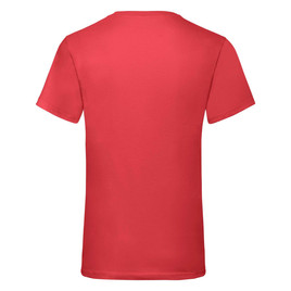 Czerwona koszulka męska Valueweight V-Neck Fruit of the Loom