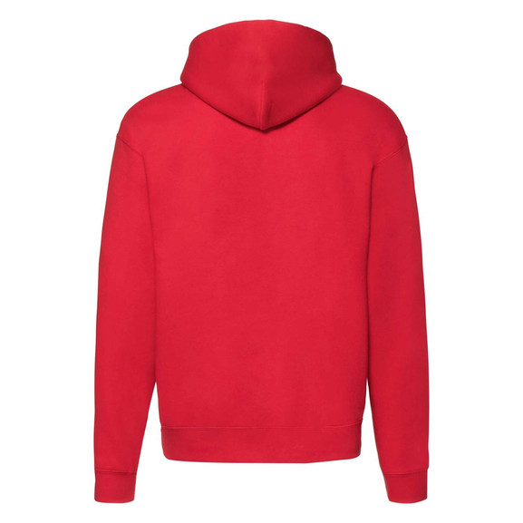 Czerwona bluza męska z kapturem Premium Fruit of the Loom