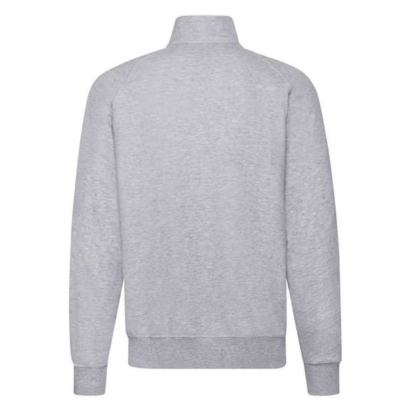 Szara bluza męska Lightweight Sweat Jacket Fruit of the Loom