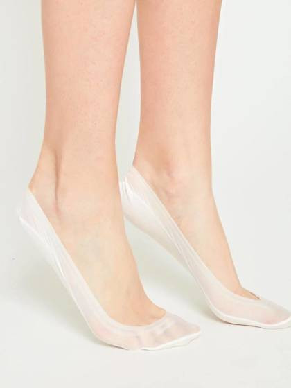 Stopki z silikonową różą białe