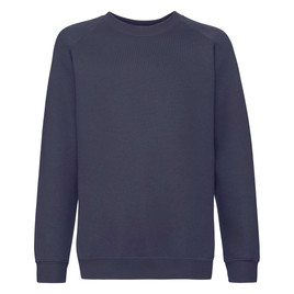 Granatowa bluza dziecięca Raglan Sweat Fruit of the Loom 