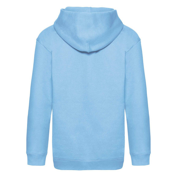 Błękitna bluza dziecięca Hooded Sweat Fruit of the Loom