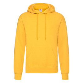 Żółta bluza męska Hooded Sweat Fruit of the Loom 