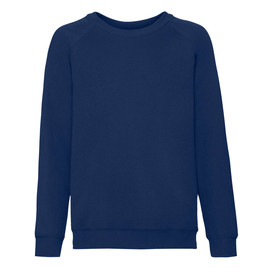 Granatowa bluza dziecięca Raglan Sweat Fruit of the Loom 