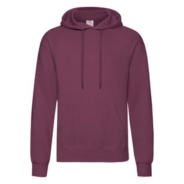 Burgundowa bluza męska Hooded Sweat Fruit of the Loom 