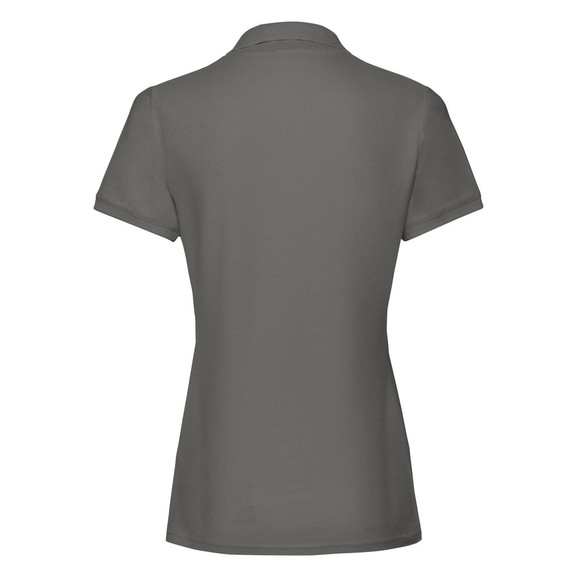 Grafitowa koszulka damska Polo Fruit of the Loom