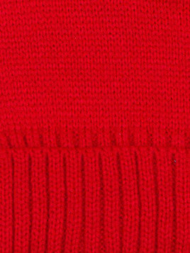 Czapka z rogami czerwona