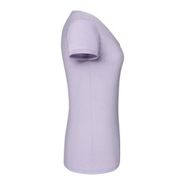 Lawendowa koszulka damska Iconic Vneck Fruit of the Loom